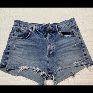 AGOLDE Jaden Vintage Cut Off Shorts